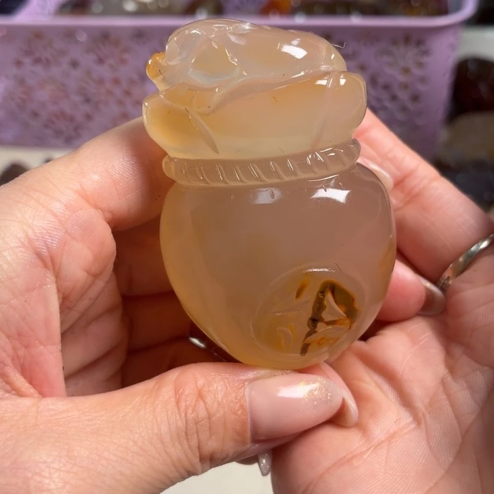 玛瑙/玉髓未镶嵌吊坠(不含链)