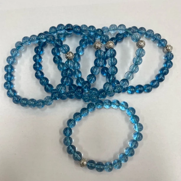 蓝幽灵手串8m+*（多样性发一件）203