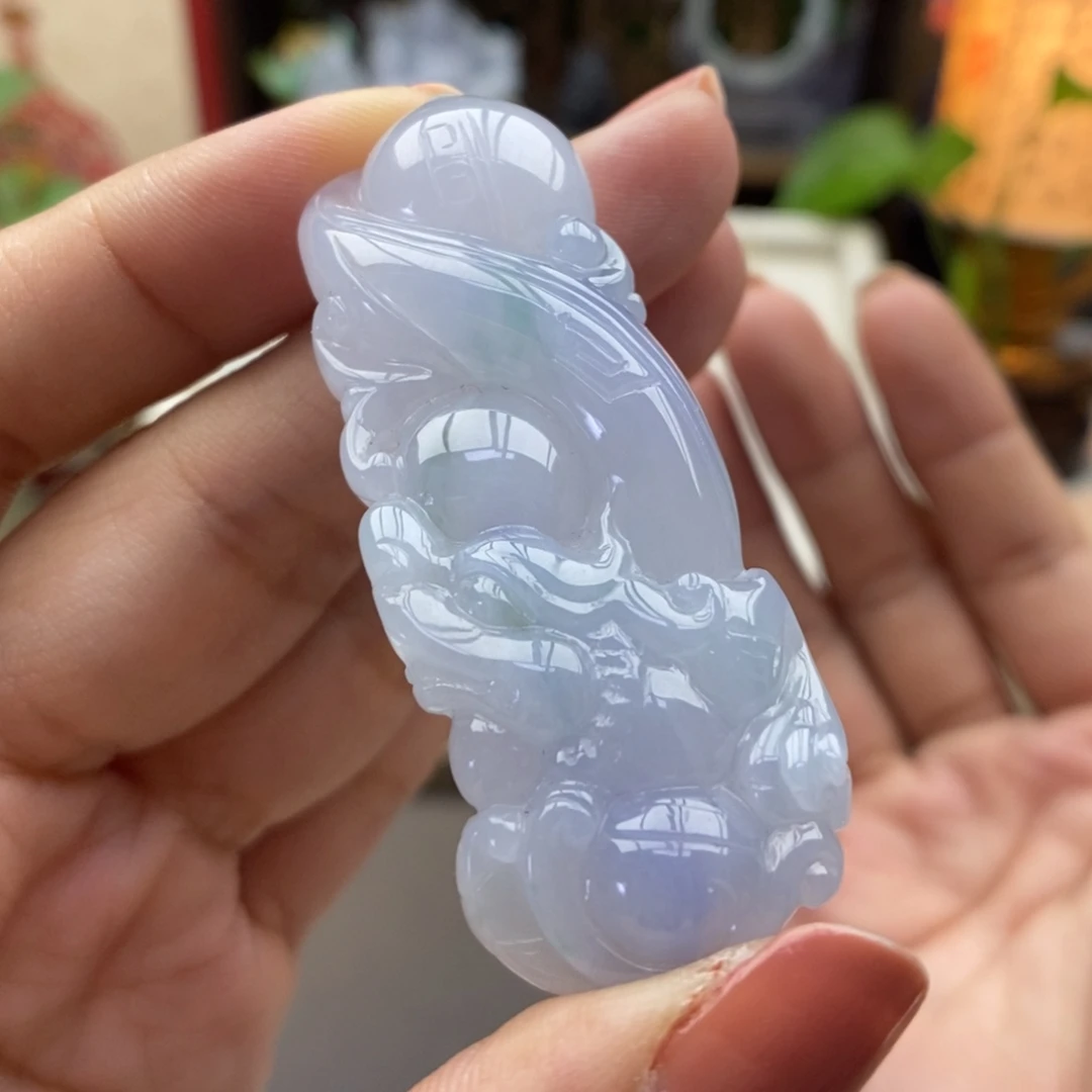 翡翠未镶嵌颈饰吊坠34