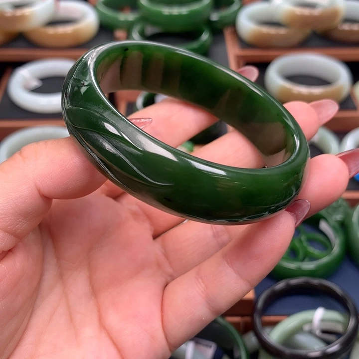 和田玉（碧玉）5960圈口未镶嵌