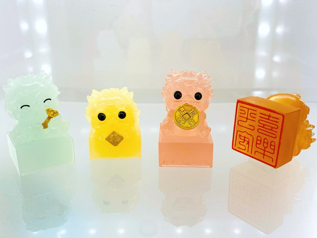 【貔貅印章玉玺】立体DIY树脂摆件