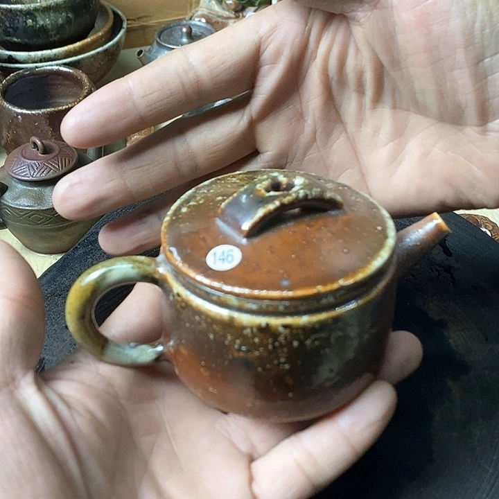 杯爽**目手工粗陶、柴烧茶器