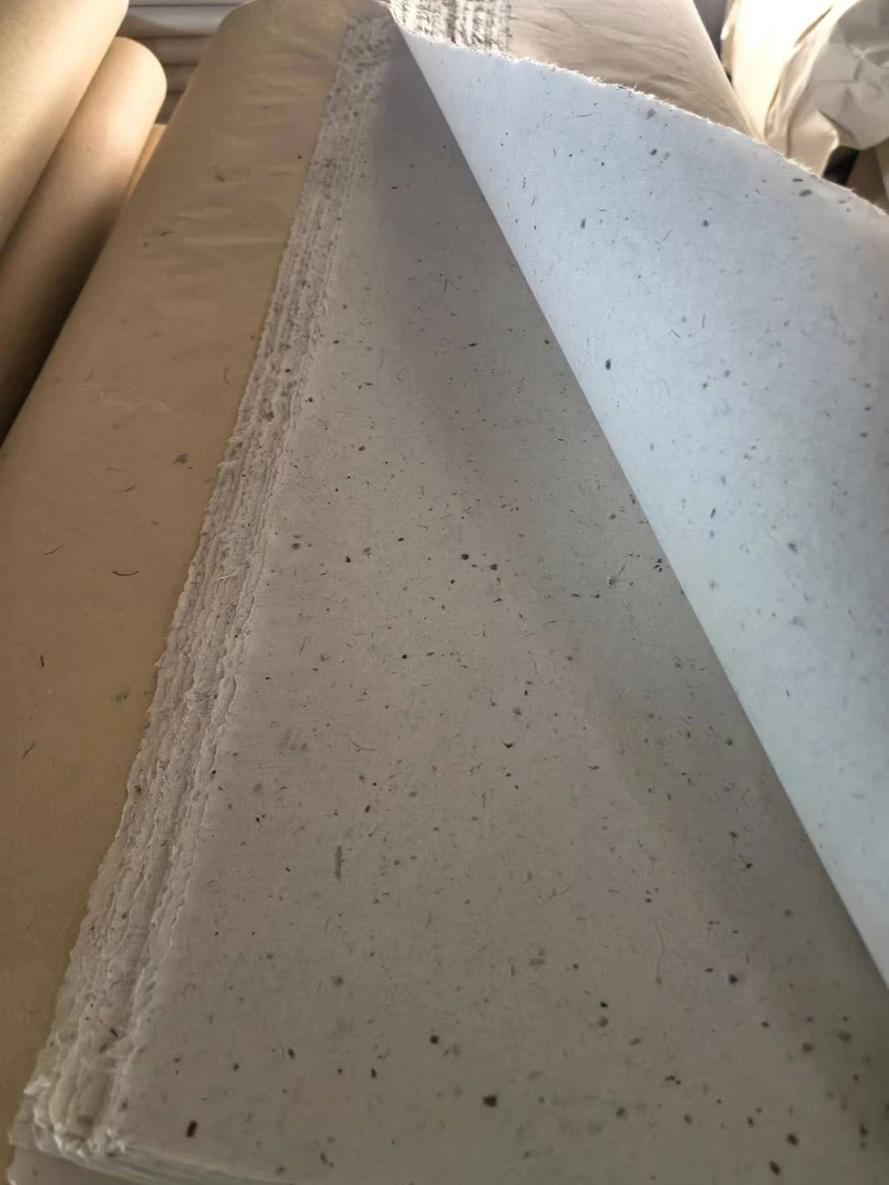 珠光檀皮壳槽底宣纸83✖️150，5分熟100张