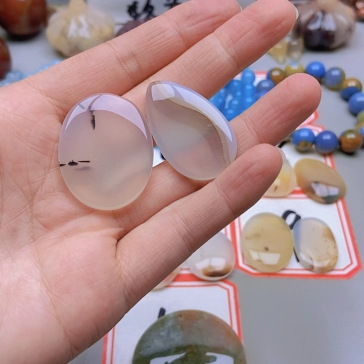 【闪购商品】未镶嵌玛瑙/玉髓珠宝半成品?****&