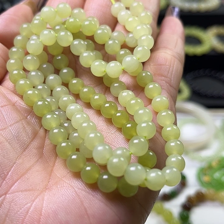 和田玉未镶嵌手串