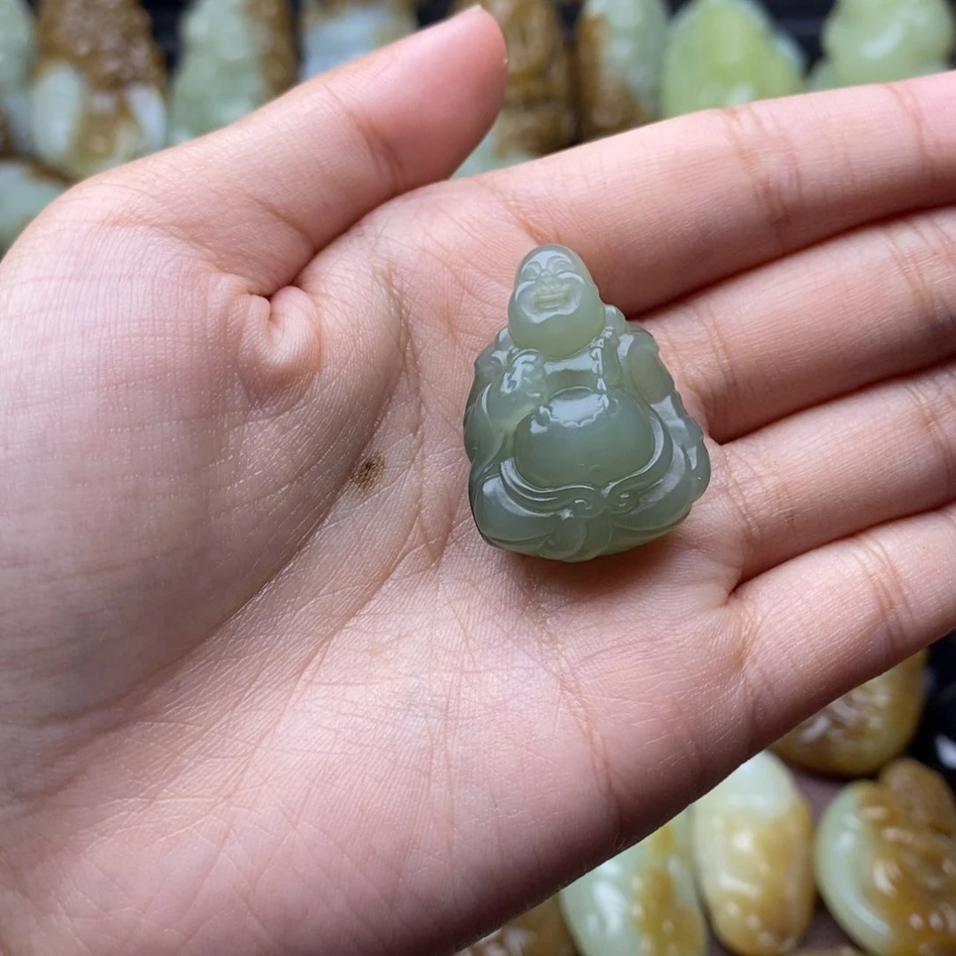 项链未镶嵌和田玉（糖玉）闯*