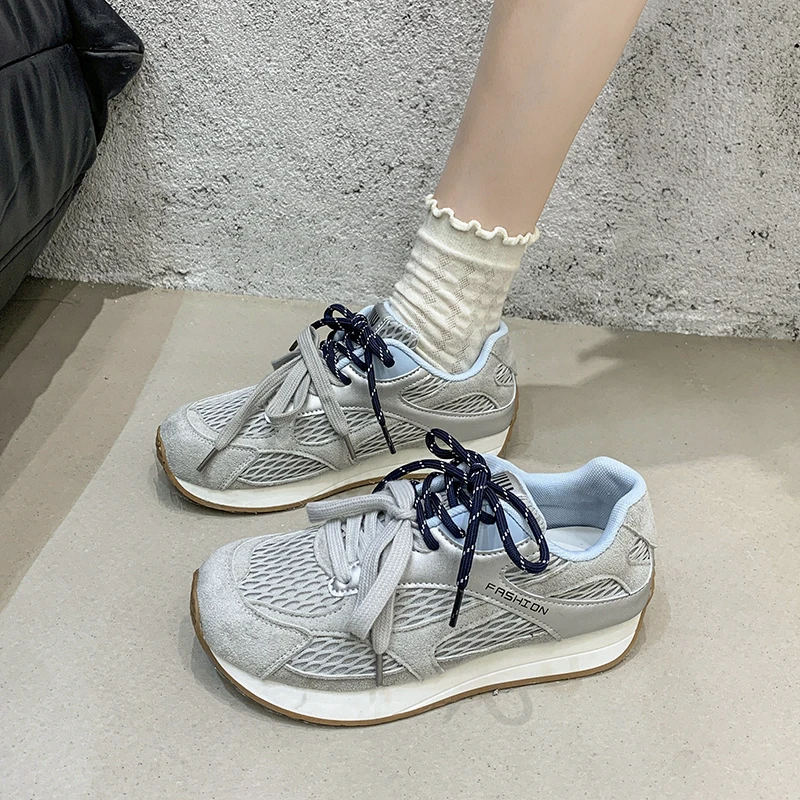 9601新款双鞋带舒适百搭女士单鞋