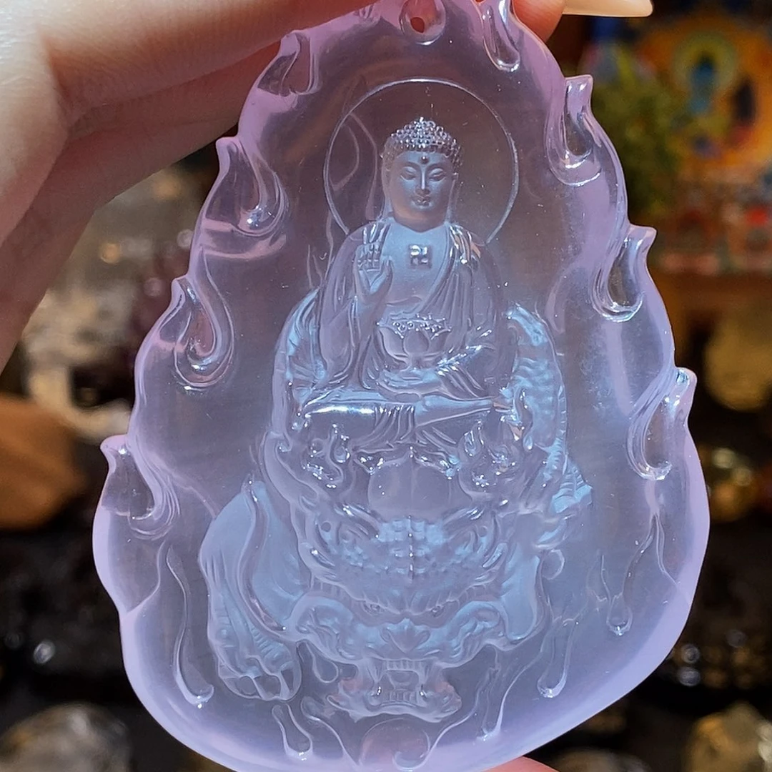 颈饰未镶嵌水晶吊坠