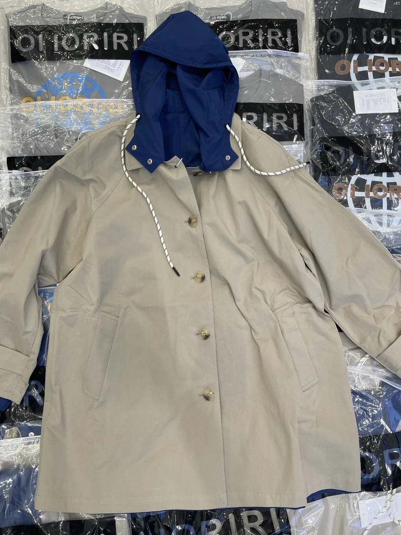 【PingPing】OIIORIRI连帽双面风衣25AWJK071