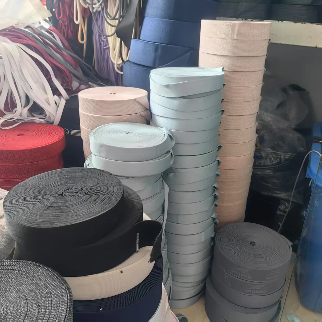 松紧带，织带，包边带，绣花标，罗纹，子母带，内裤松紧包边条批发弹力