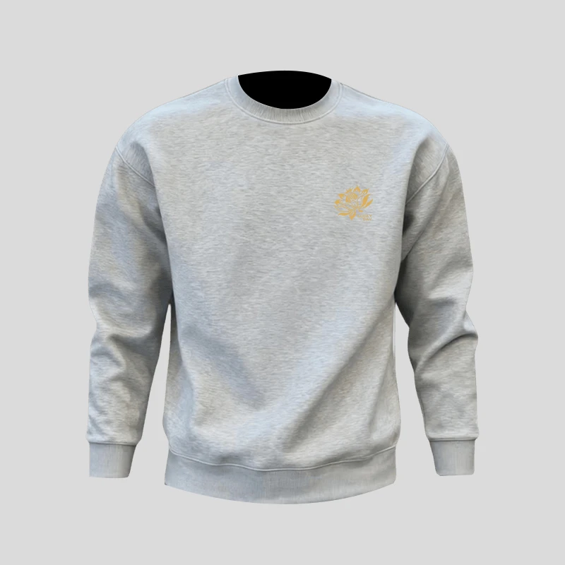 ohmmayby轻奢时尚男秋冬款加厚圆领卫衣潮流宽松套头休闲打底长袖