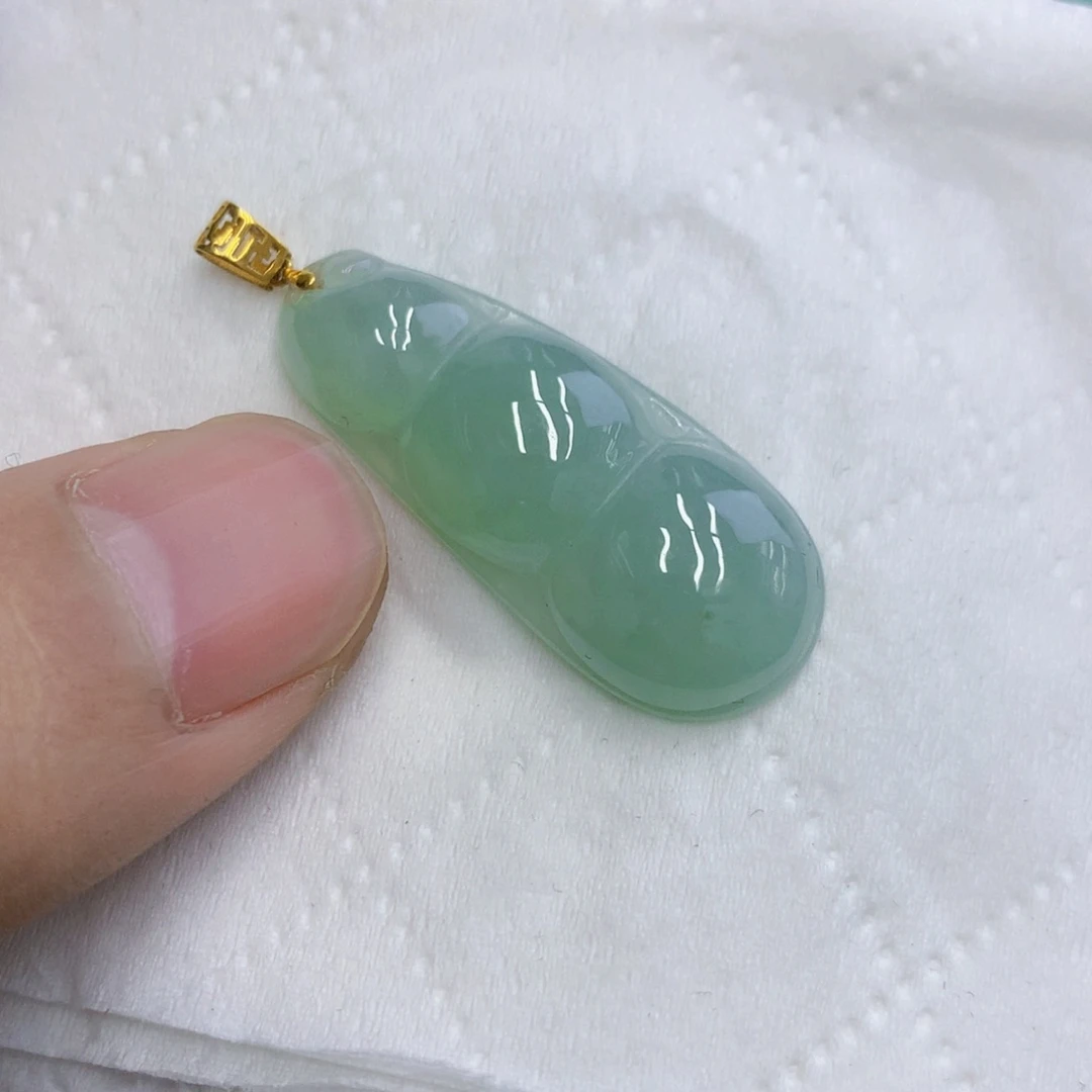 【闪购商品】颈饰18K金镶嵌翡翠