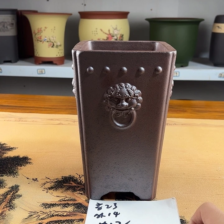 紫砂花盆紫砂兰花盆531