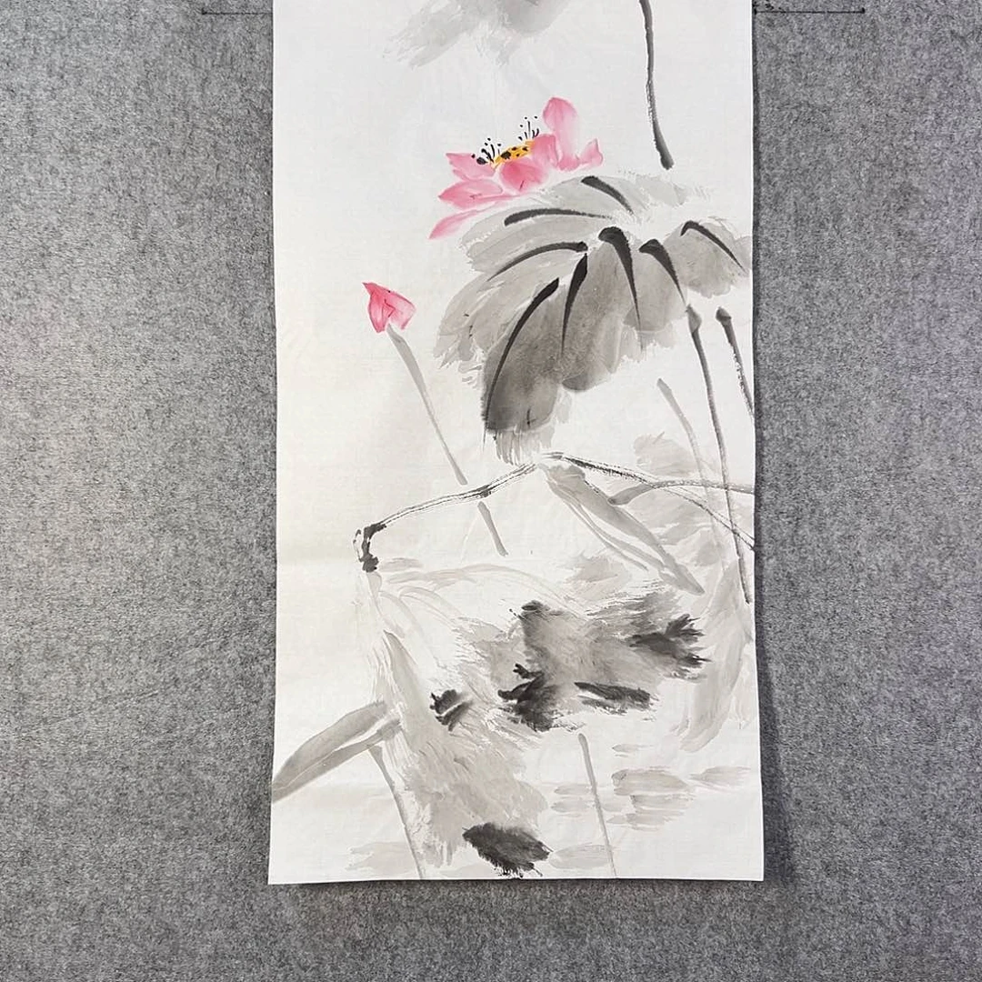 国画620 牡丹之花之叶的颜色与叶