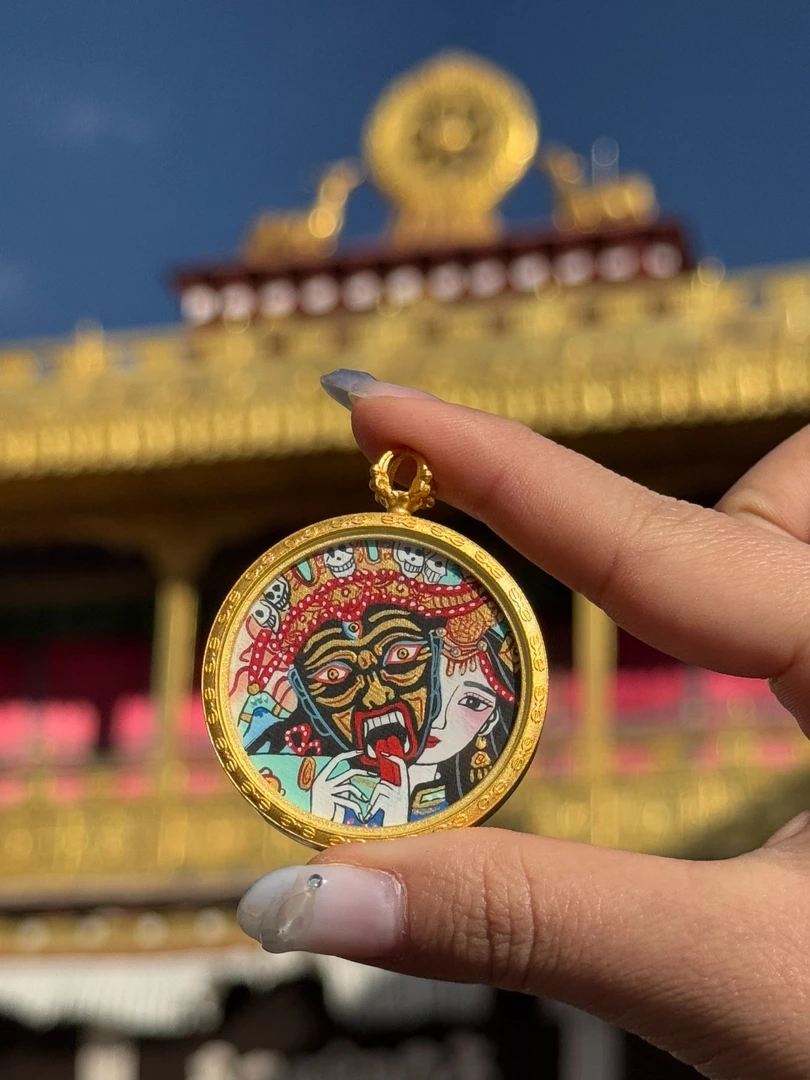 纯手绘唐卡3.5精画工前世今生文玩探宝拉萨直发