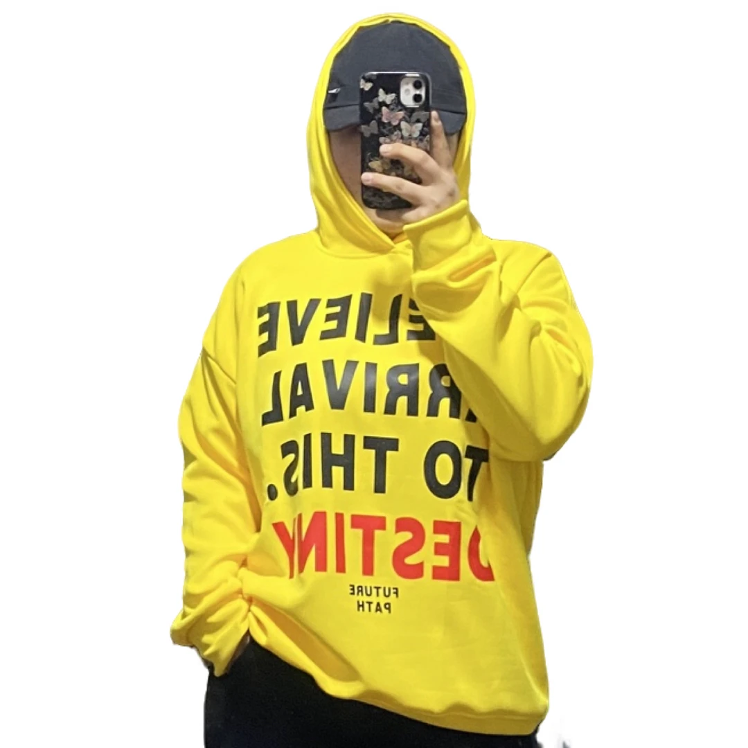 美式设计感连帽卫衣宽松慵懒风情侣款炸街长袖上衣春秋季