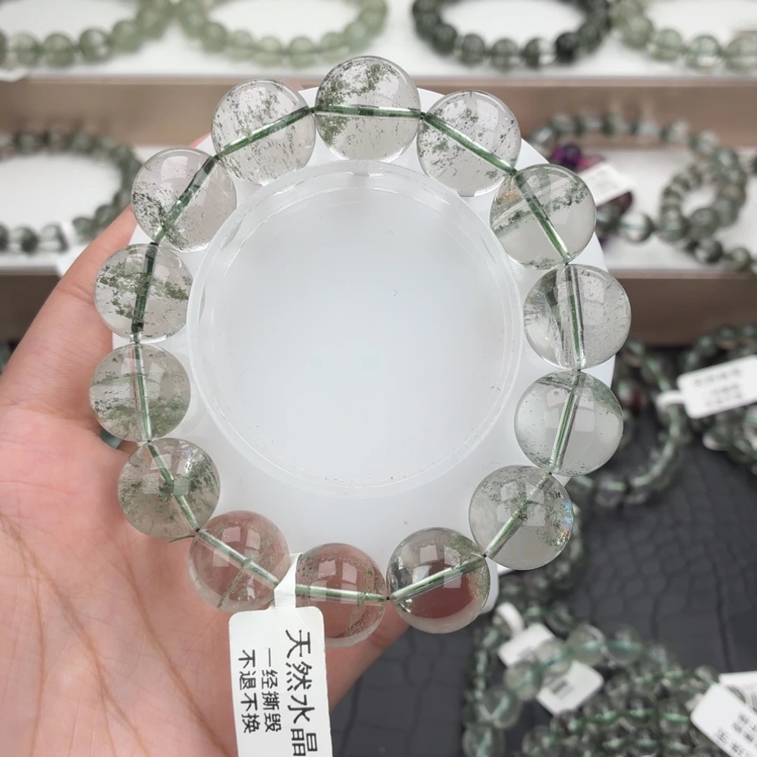 水晶手链未镶嵌绿幽灵15m