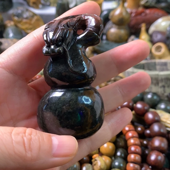 未镶嵌岫岩河磨玉（透闪石质玉）笔搁