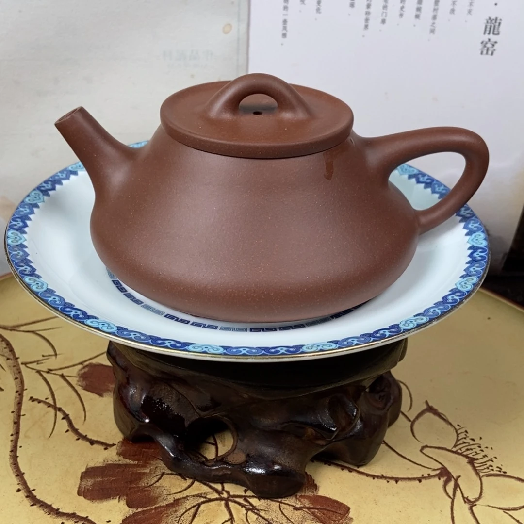 紫砂茶壶底槽清200容量宜兴紫砂壶