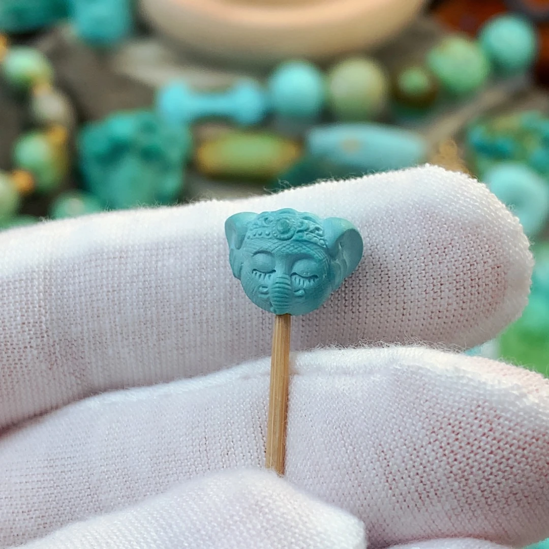 未镶嵌绿松石珠宝半成品