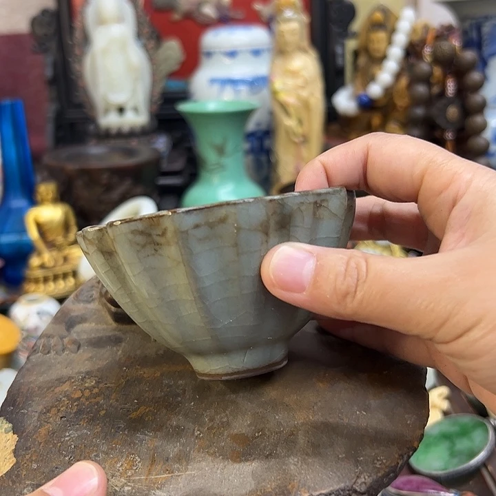 东***7瓷片瓷杯、紫砂壶茶具套装