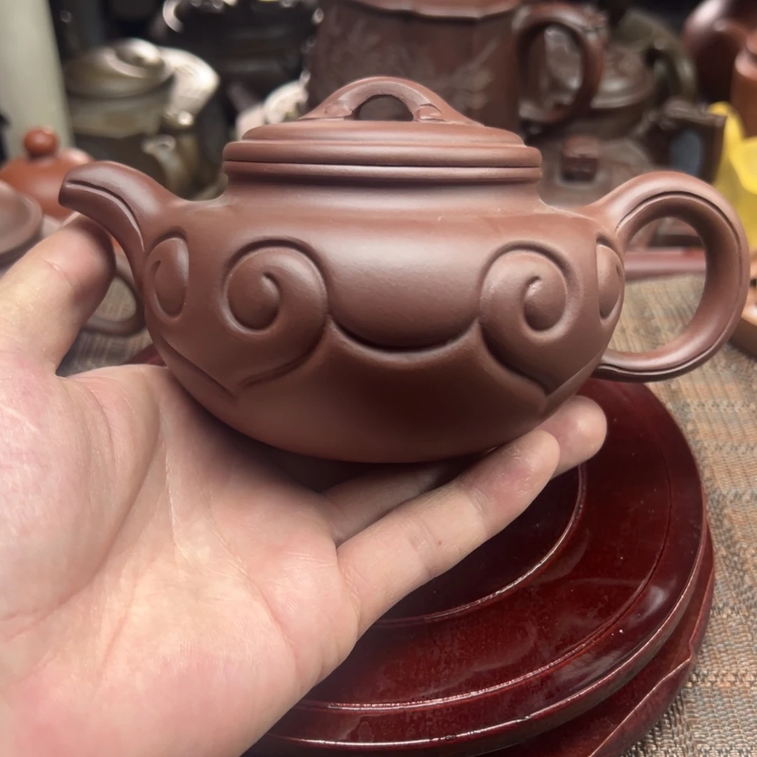 茶壶紫砂宜兴原矿紫砂壶300毫升容量