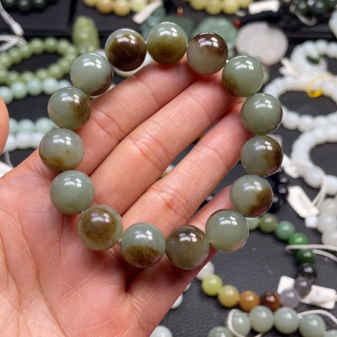 和田玉未镶嵌手链