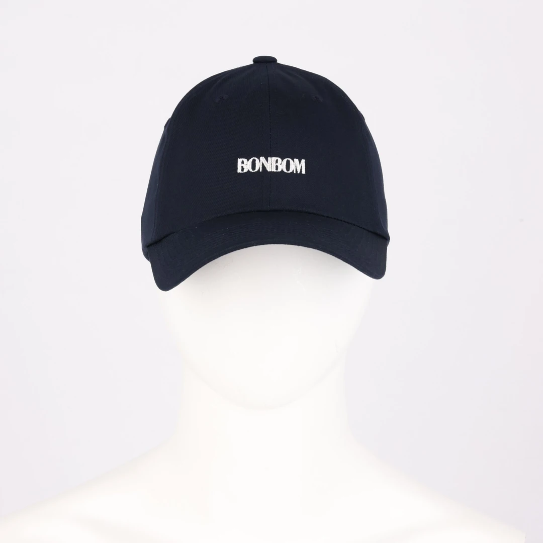 BONBOM 25春夏新款字母刺绣棒球帽显脸小鸭舌帽遮阳宽檐防晒帽子