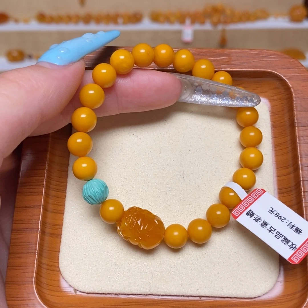 【闪购商品】未镶嵌蜜蜡手链手串