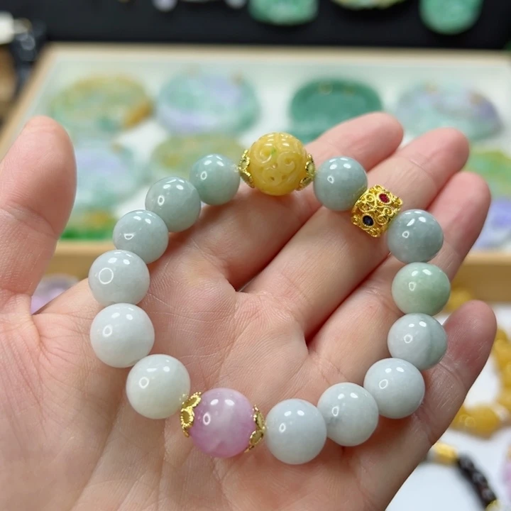 未镶嵌手链翡翠手串