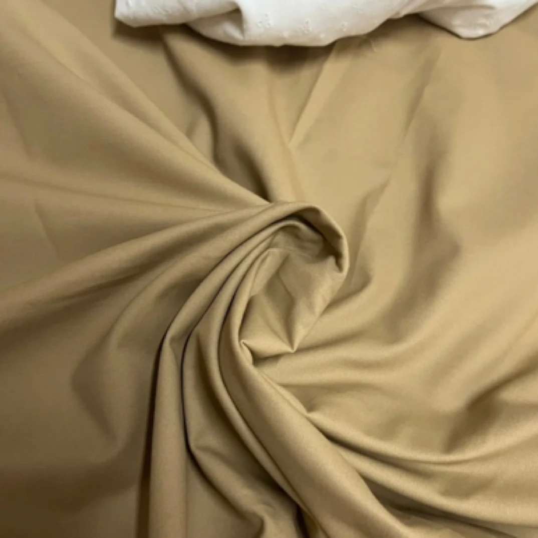 厚款纯棉细斜风衣面料纯棉100支高支高密做 风衣裤子外套