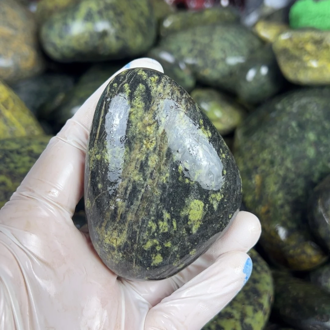 合金蛇纹石玉西藏藏玉药王石1*