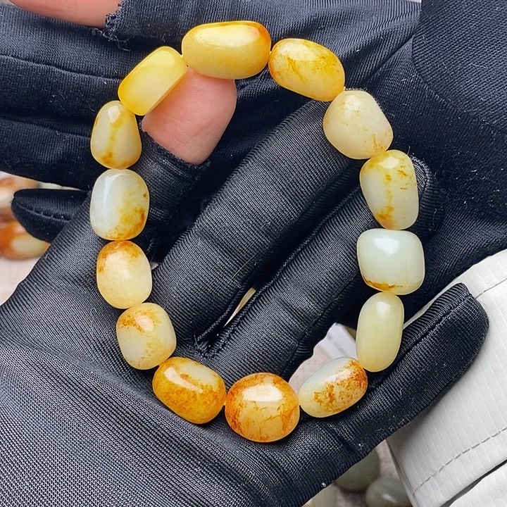 和田玉未镶嵌手链