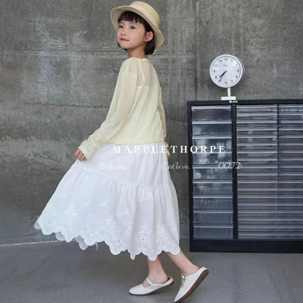 S1556儿童开衫+吊带连衣裙两件套