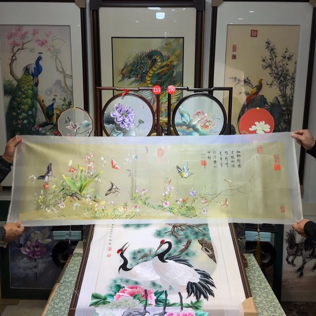 刺绣手工苏绣工艺制作技艺精湛