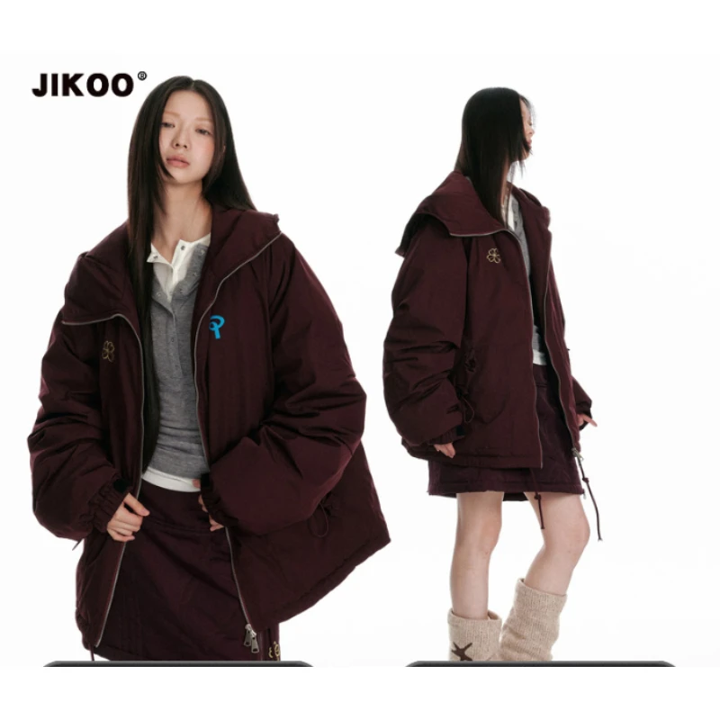 【直播间清仓款no退no换】2024冬新款长袖宽松休闲羽绒服