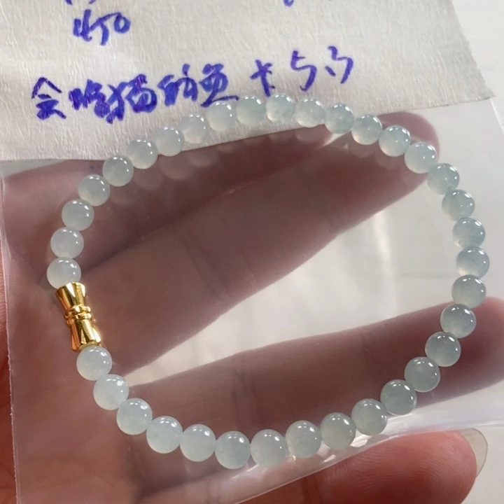 定制翡翠未镶嵌珠链