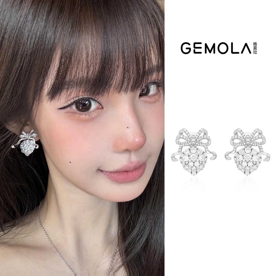 GEMOLA/格莫拉   叛逆千金风甜酷原创草莓耳夹