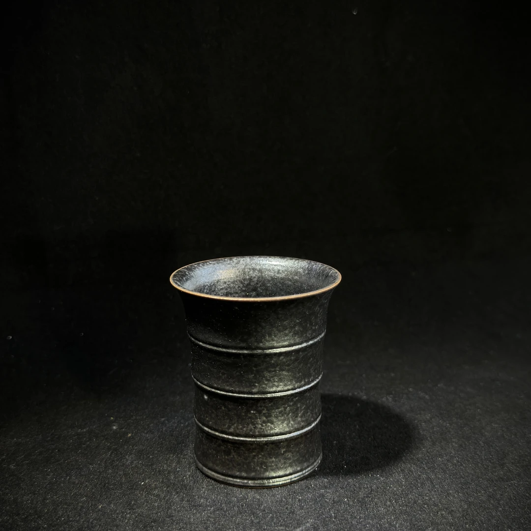 纯手工侘寂风竹节闻香杯