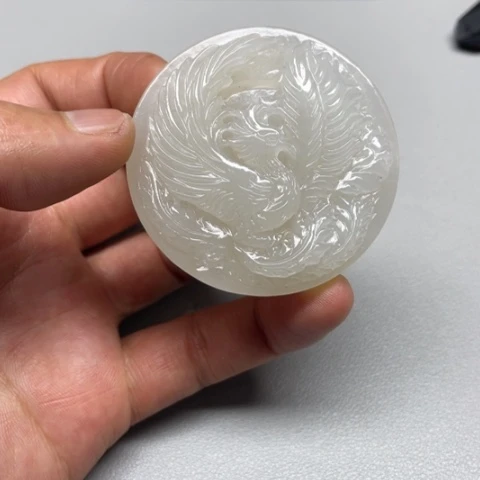 和田玉吊坠(不含链)未镶嵌非*