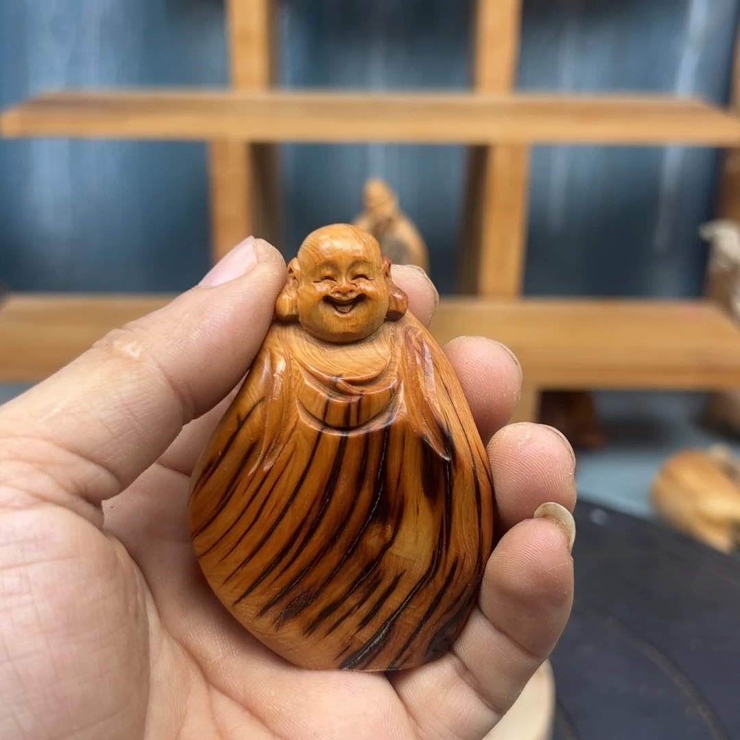 木老*兰崖柏木摆件手把件