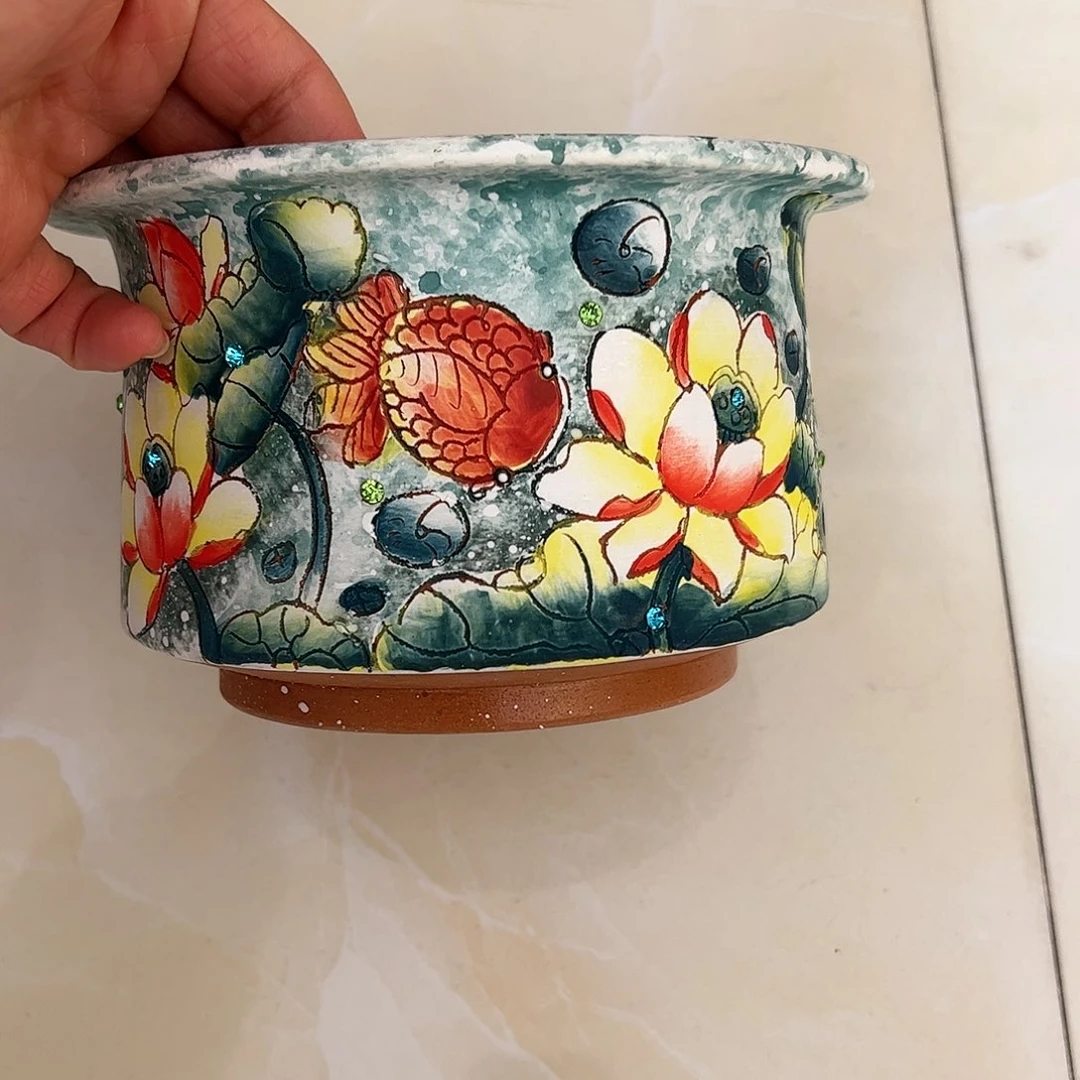 景德镇陶瓷花盆景德镇陶瓷花盆