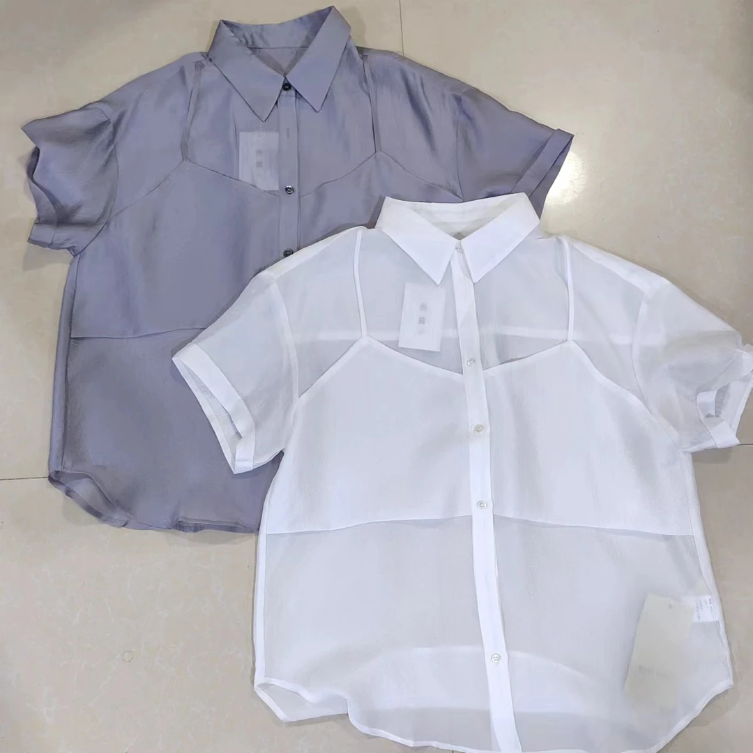 177两色百搭简约小衫