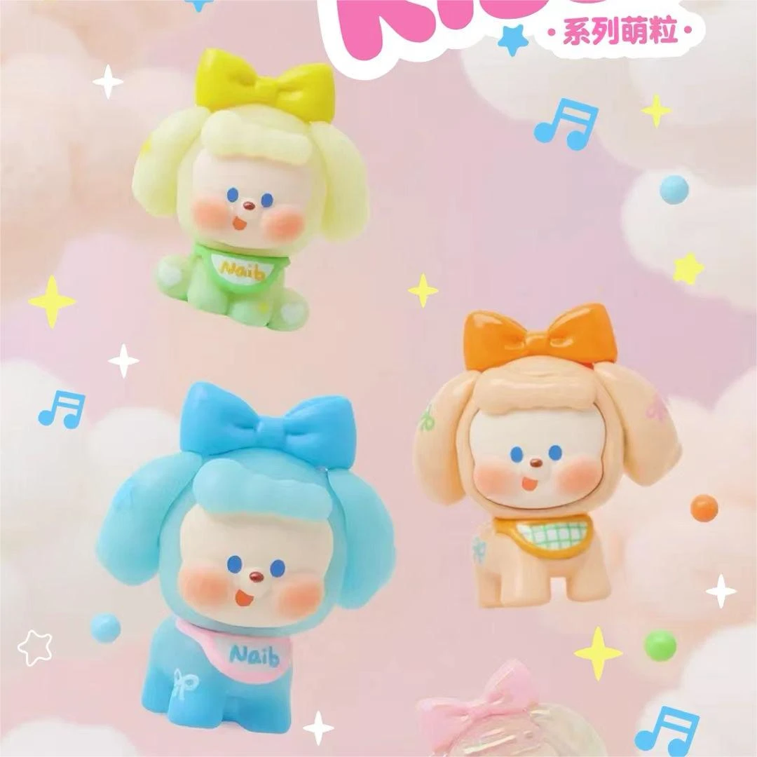 【拆盒拆袋】Naib奶鼻-KissKiss系列萌粒盲盒手办精品潮玩摆件