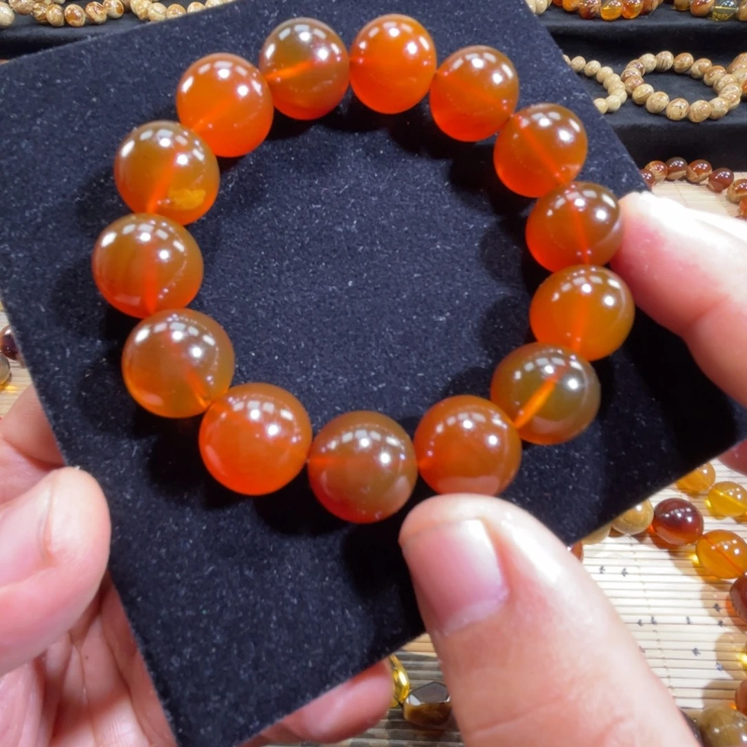 琥珀未镶嵌手链15规格血蜜蜡