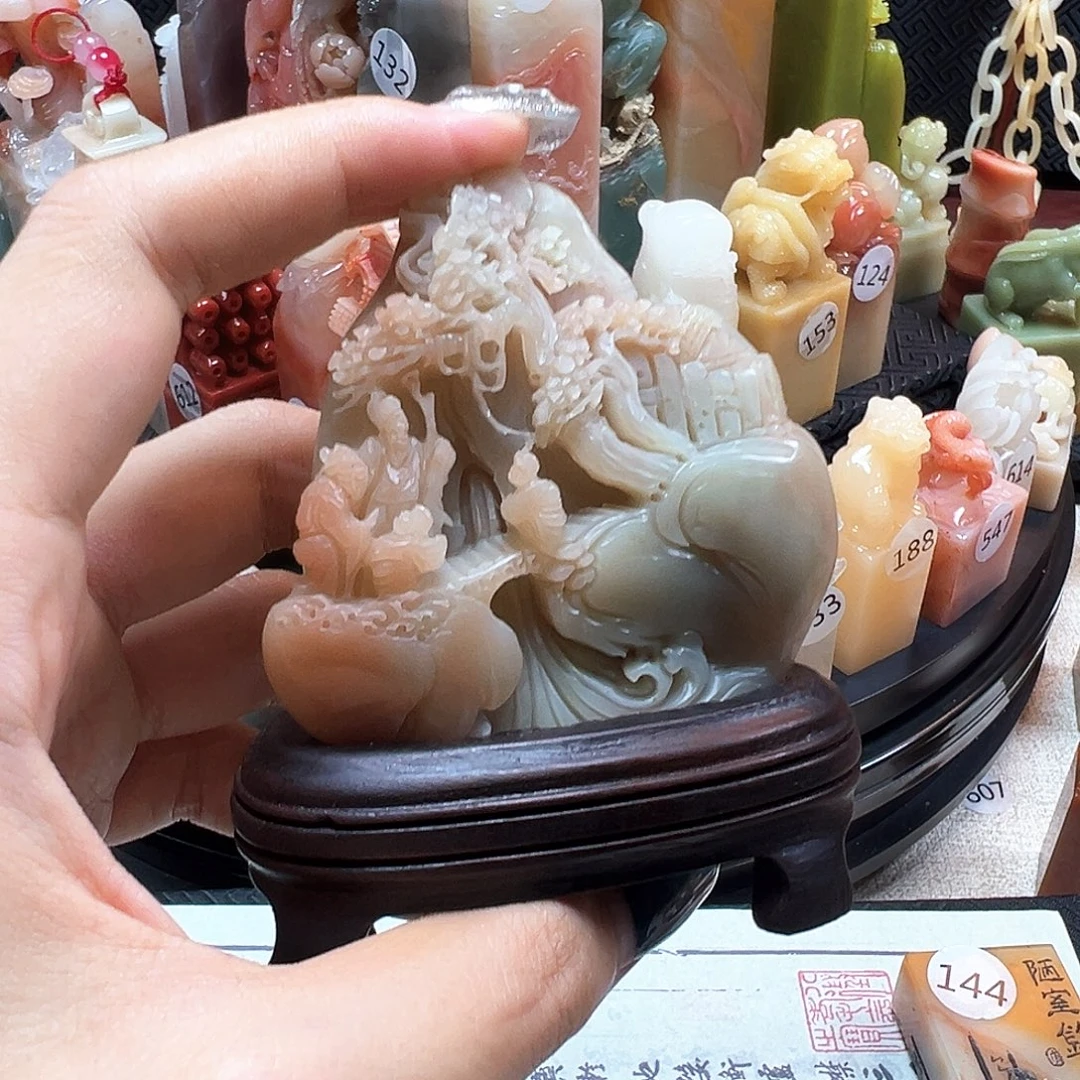 肥***田寿山石印石寿山石雕刻