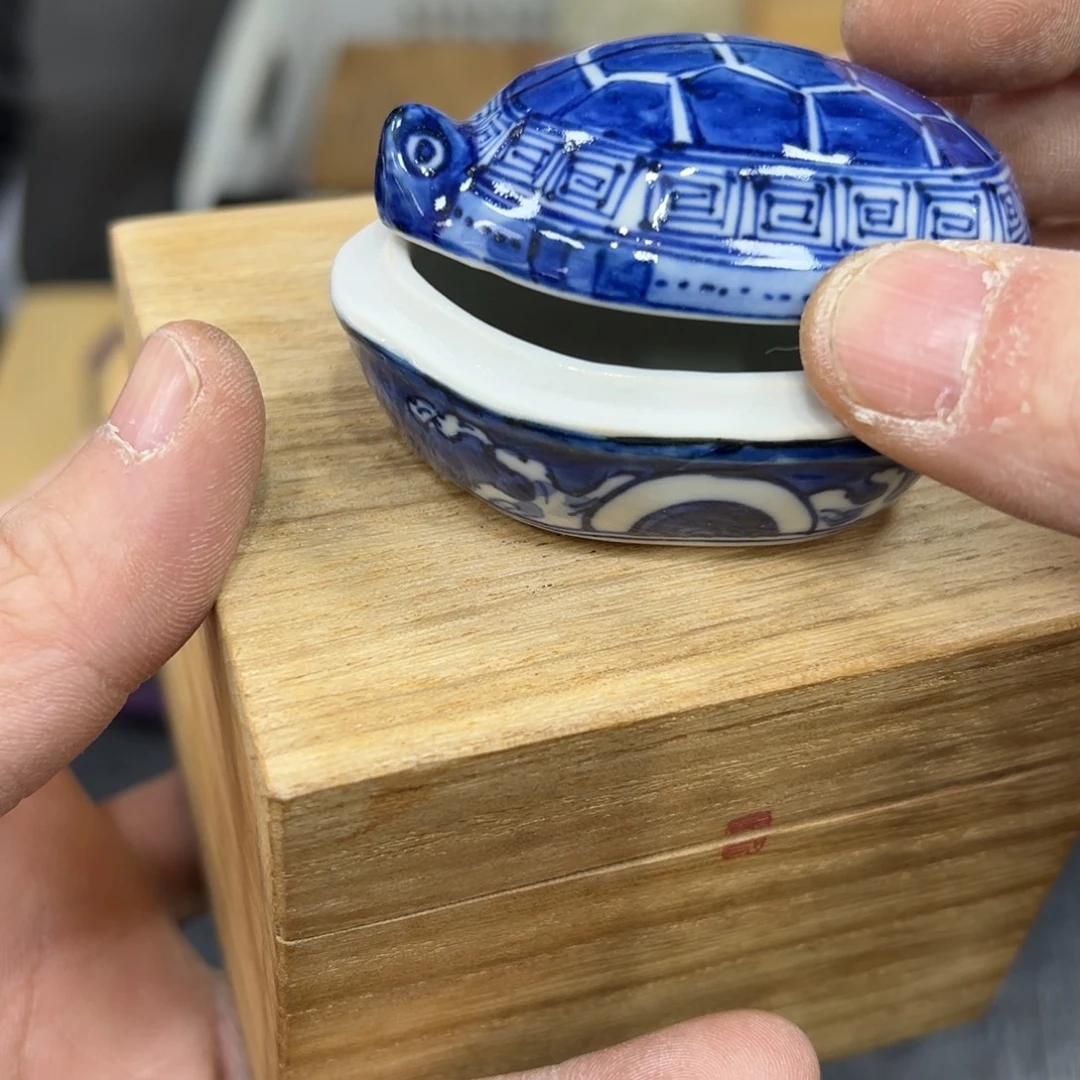 陶瓷日本中古工艺品摆件