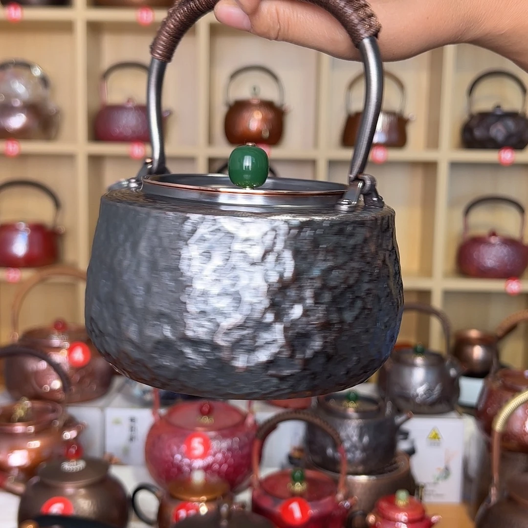 1000毫升石纹复古提梁壶