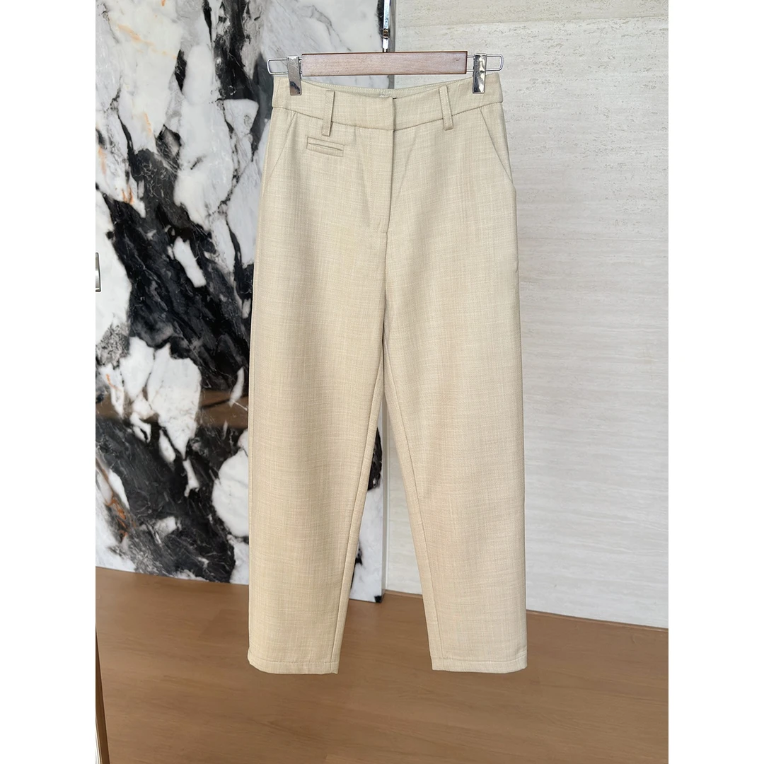 【五折清仓no退no换】版型超正时髦烟管西装裤