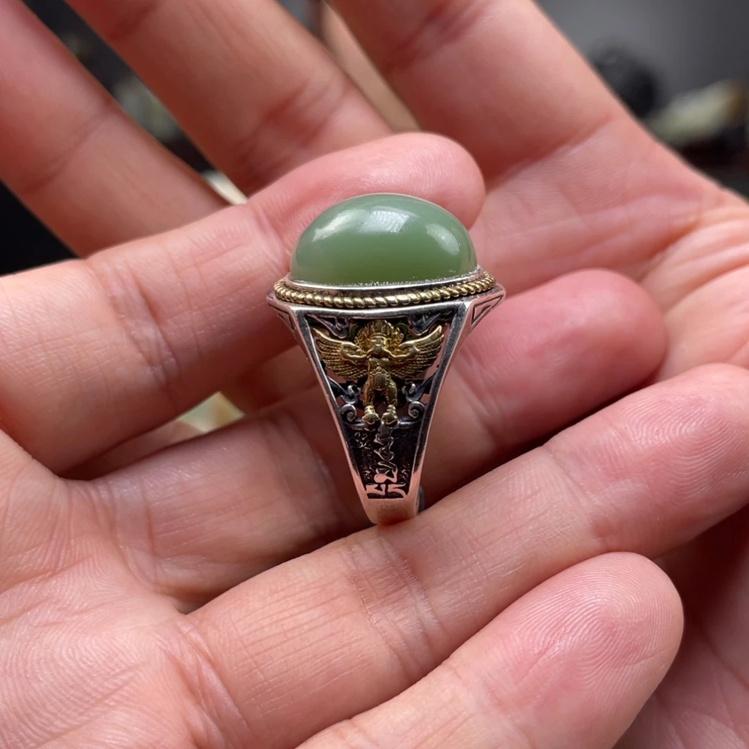 未镶嵌和田玉把件家*